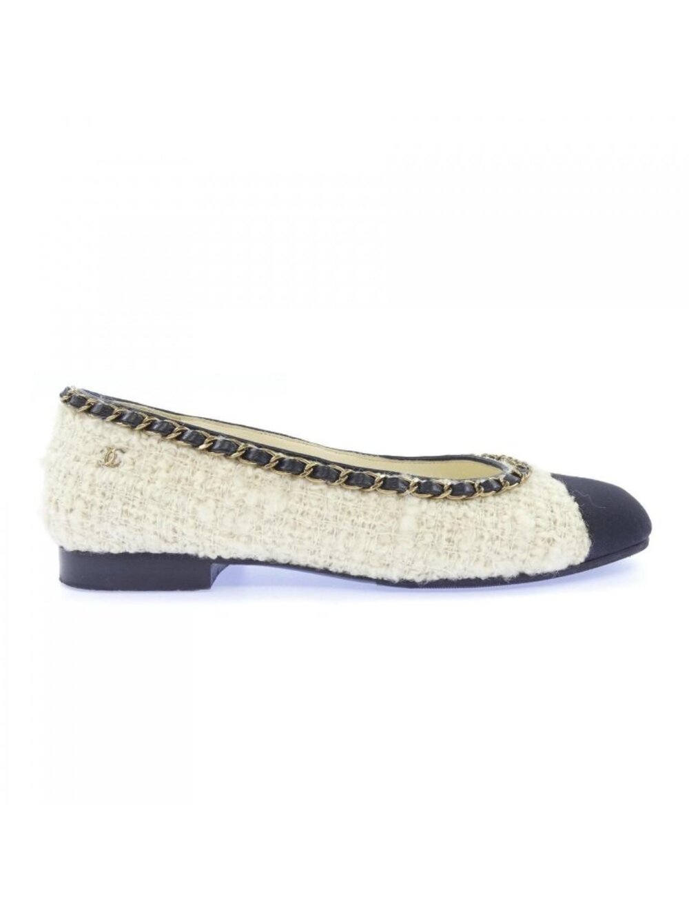 Chanel Flat Shoes Sneakers Beige
